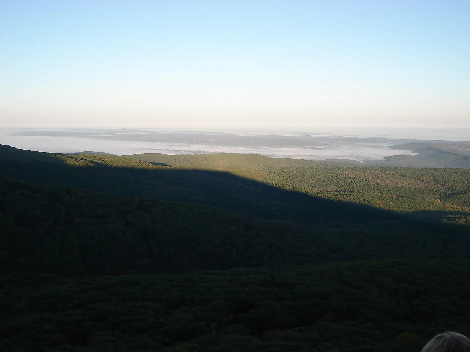 View from the summit of Mount Magazine looking northwest, Arkansas , USA