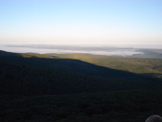 View from the summit of Mount Magazine looking northwest, Arkansas , USA