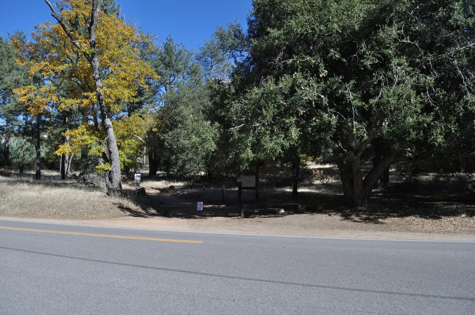 This hike shares the same parking lot with Cuyamaca Peak hike