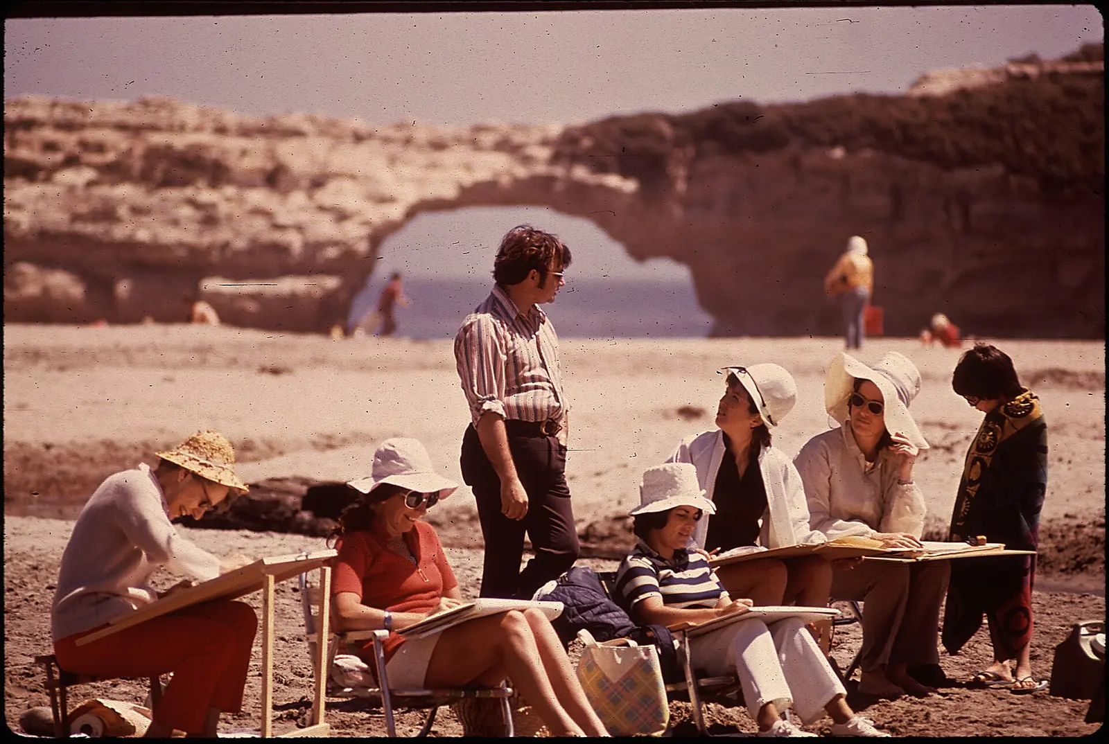 Southern California - Natural Bridges Beach, Near Santa Cruz - NARA -