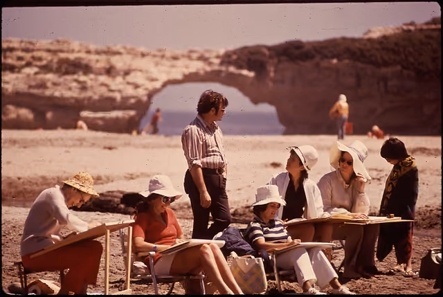 Southern California - Natural Bridges Beach, Near Santa Cruz - NARA -
