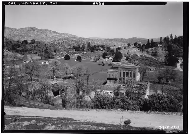 Historic American Buildings Survey Roger Sturtevant, Photographer Mar. 9, VIEW FROM SOUTH (FRONT) - Masonic Hall and Store, Shasta,…
