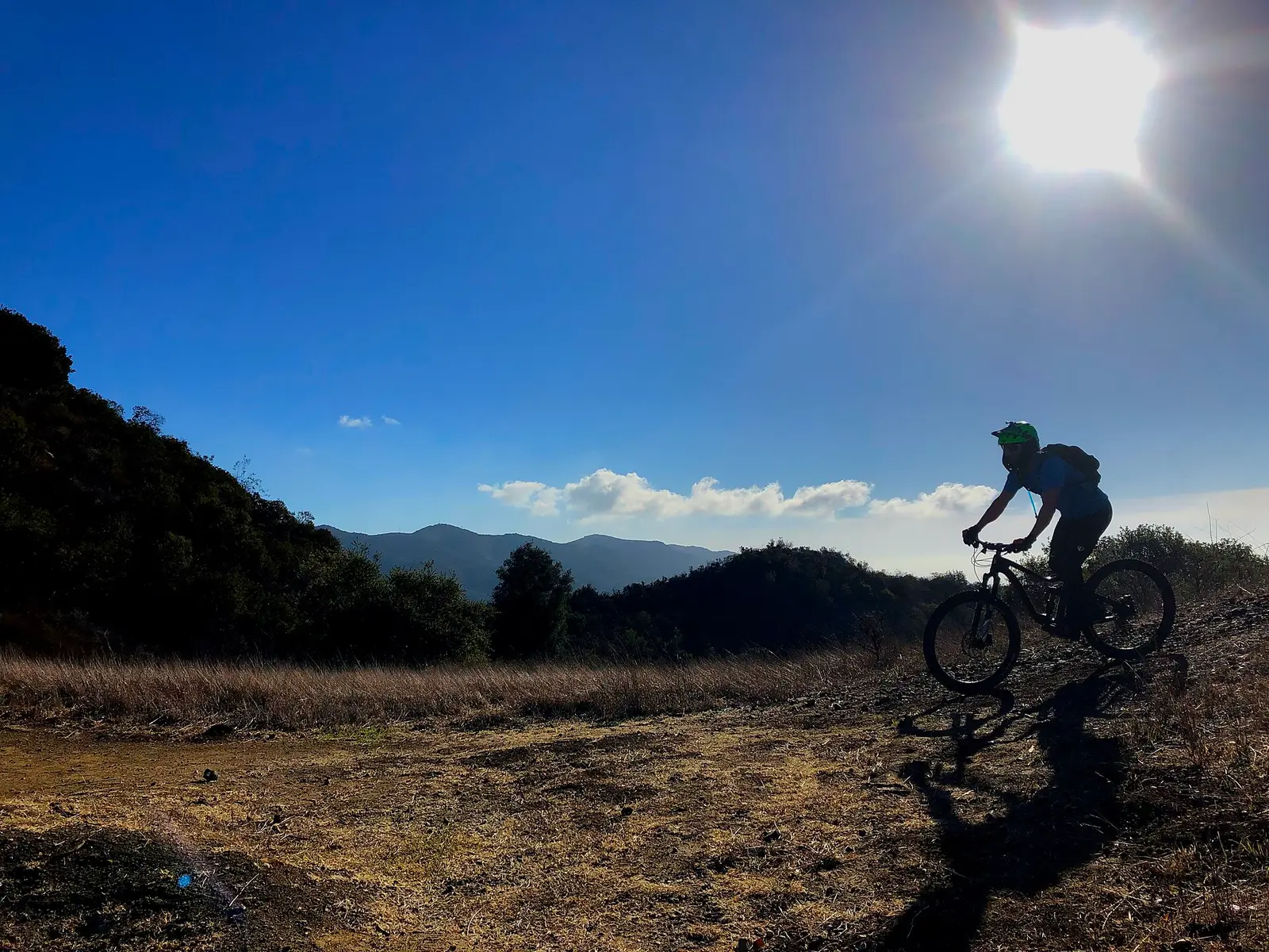 Mountain biking in Topanga State Park