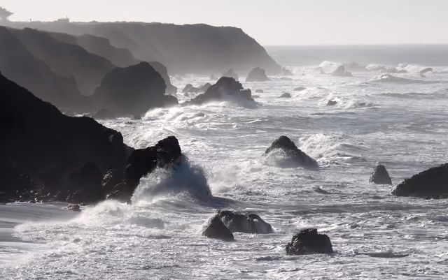 CA 0082a - NORTH COAST ( 12-31-) howard landing, westport-union state beach, mendocino co, ca