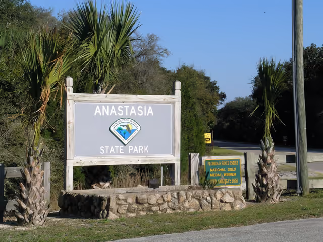 A1A Scenic and Historic Coastal Byway - Greetings from Anastasia State Park - NARA -