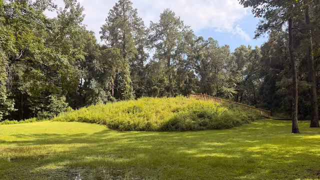 Mound 4 at Lake Jackson Mounds Archaeological State Park