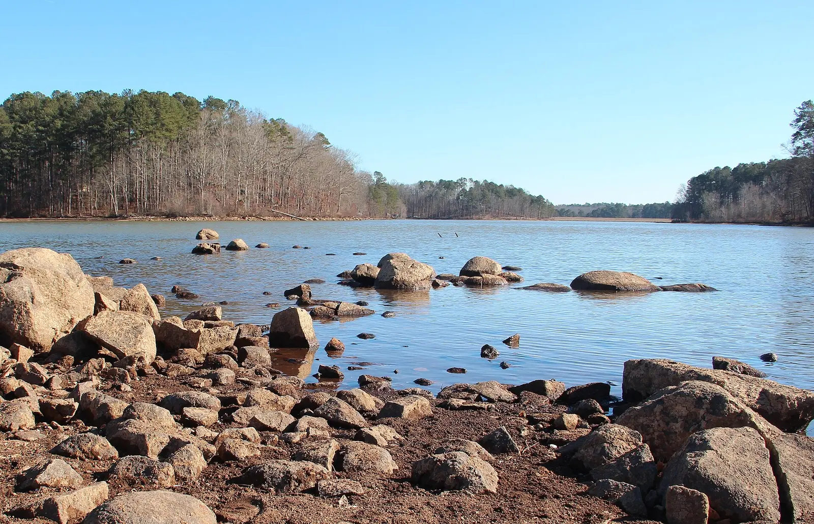 View of the lake in Fort Yargo State Park, 2015