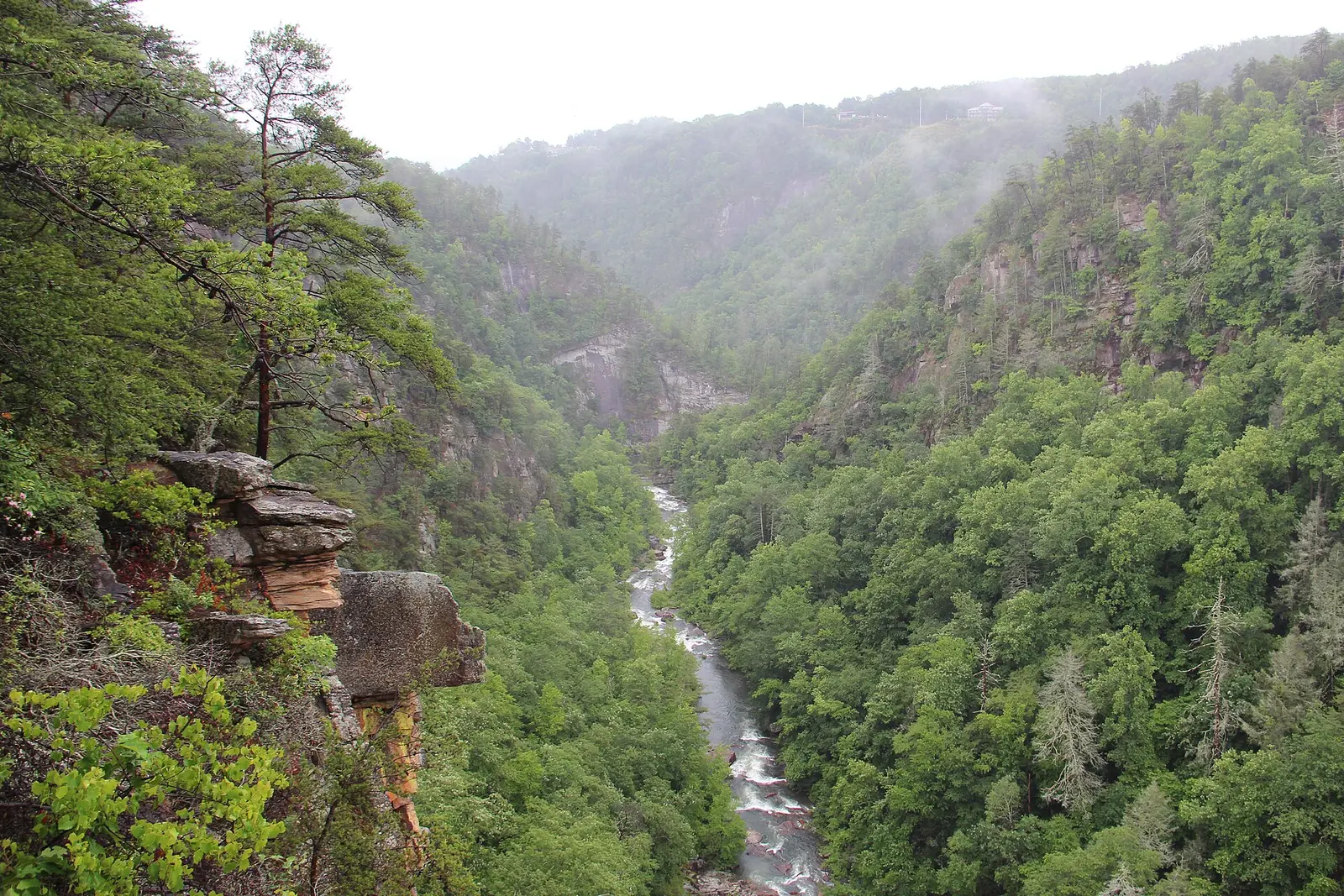Tallulah Gorge as seen from an overlook