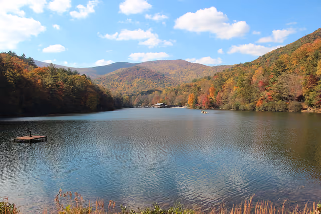 Lake Trahlyta, October 2016 — Vogel State Park