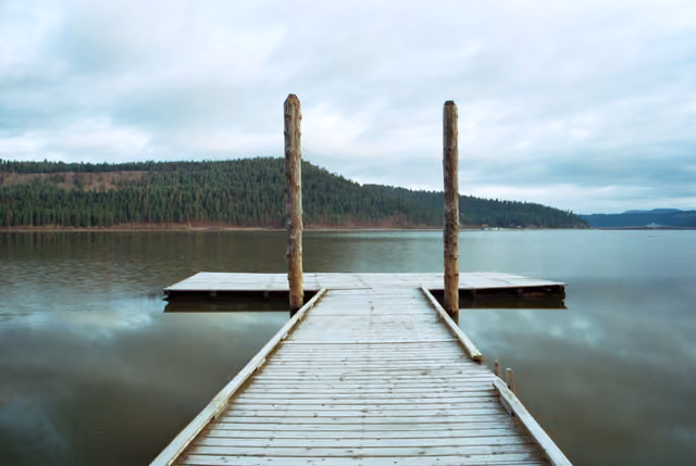 pier at heyburn state park