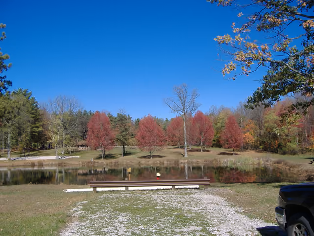 Outside office of Harrison-Crawford State Forest in Harrison County, Indiana — O'Bannon Woods State Park