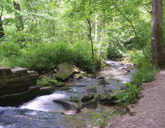 USA, Indiana, Spring Mill State Park