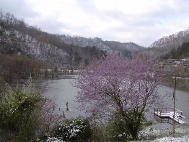 Carr Creek Lake in Knott County, Kentucky