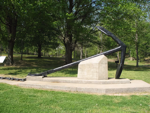 Image of the Columbus-Belmont State Park Anchor in Columbus, KY