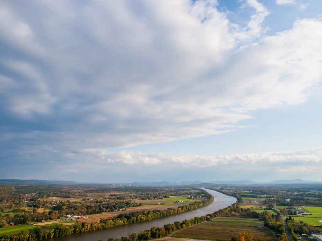Photographed from Mount Sugarloaf State Reservation, MA