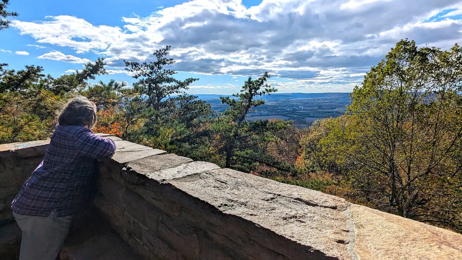 The view from Gambrill State Park 's Middletown Overlook
