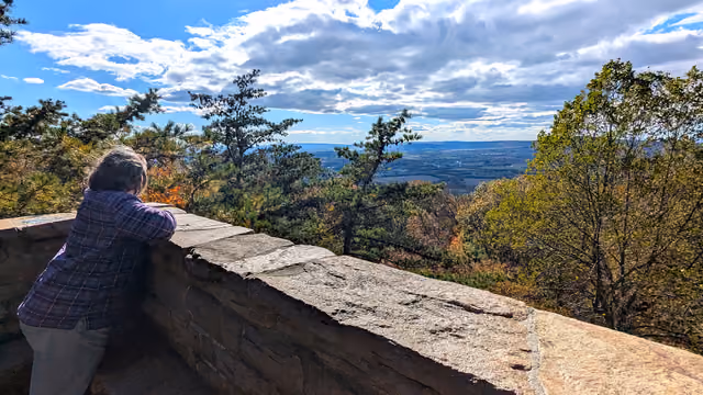 The view from Gambrill State Park 's Middletown Overlook