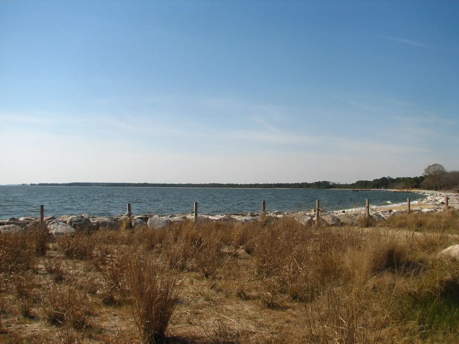 Scope and content: The original finding aid described this photograph as: Original Caption: Point Lookout State Park reveals spectacular…