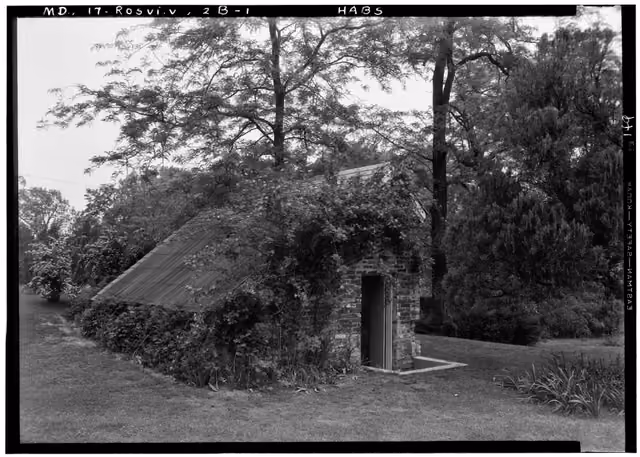 Historic American Buildings Survey John O. Brostrup, Photographer May 13, 11-20 A.M. VIEW FROM SOUTHEAST (Greenhouse) - Mount Airy,…