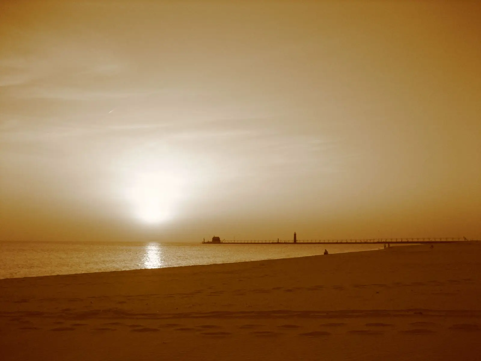 Beach at the State Park in Grand Haven, MI