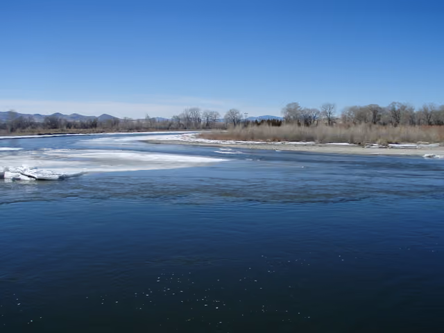 Confluence of the Madison River and Jefferson River — headwaters of the Missouri River in Montana