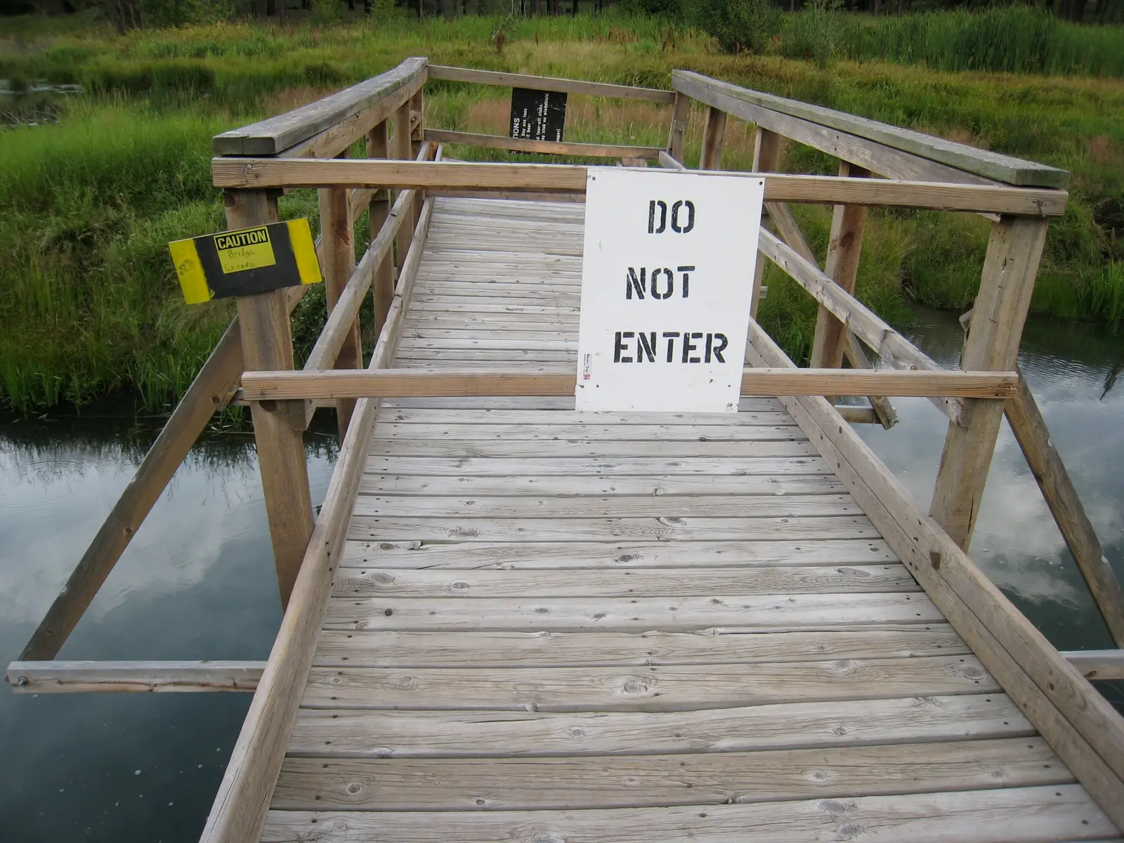 Dangerous Bridge — Fenton Lake State Park
