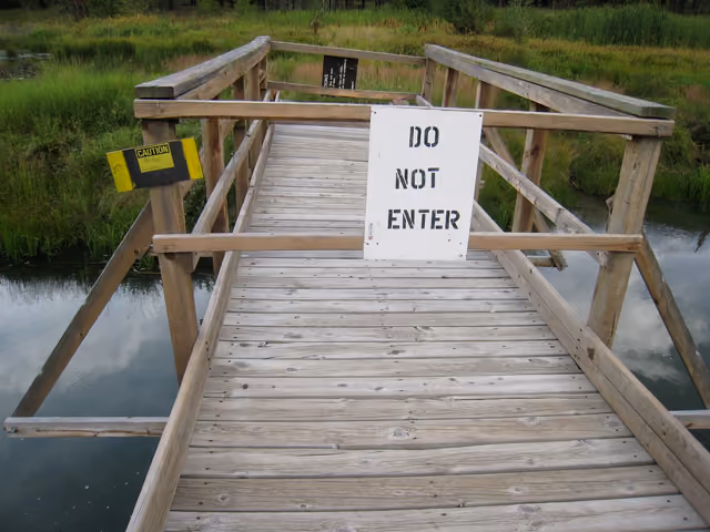 Dangerous Bridge — Fenton Lake State Park