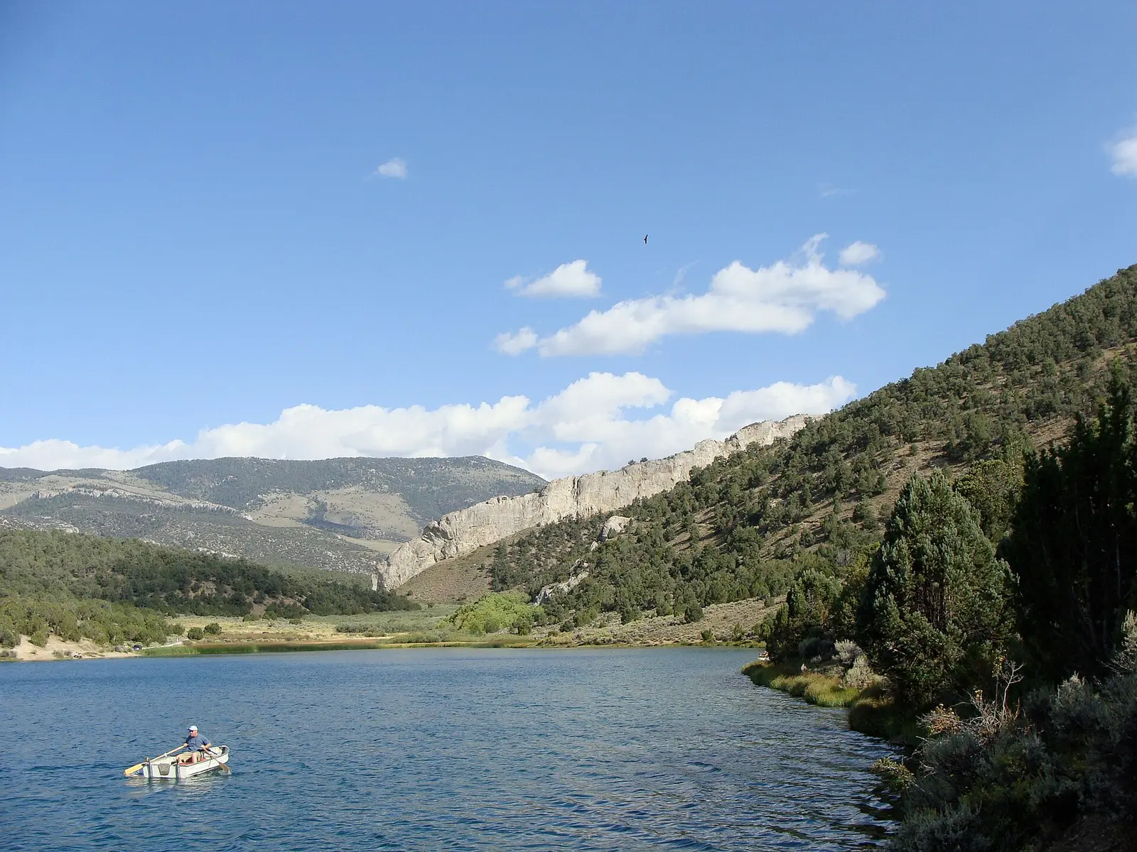 Cave Lake State Park in White Pine County Nevada