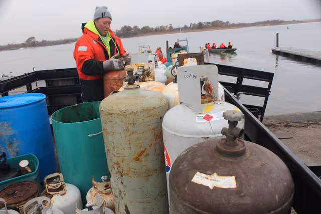 During the first week of December, EPA sent out multiple crews to search for and remove potentially hazardous containers — Captree State…