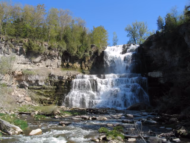 Picture I took upon visiting Chittenango Falls in New York State