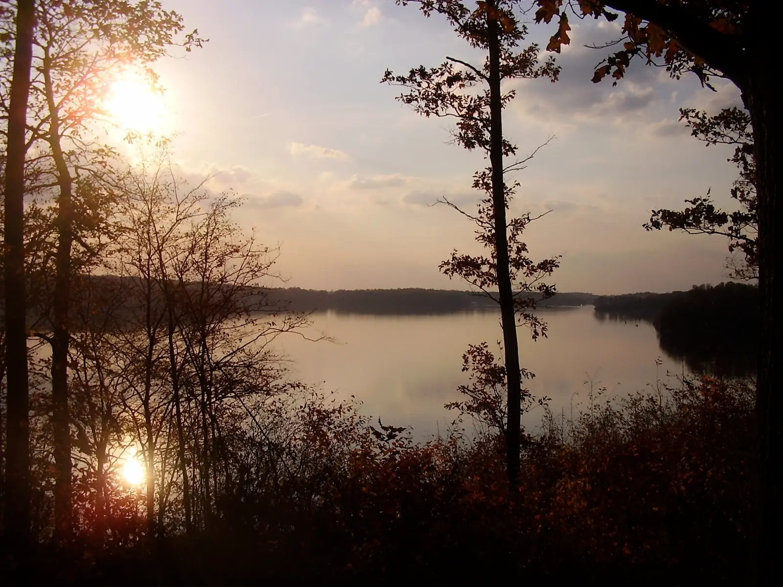 w:Cowan Lake State Park sunset