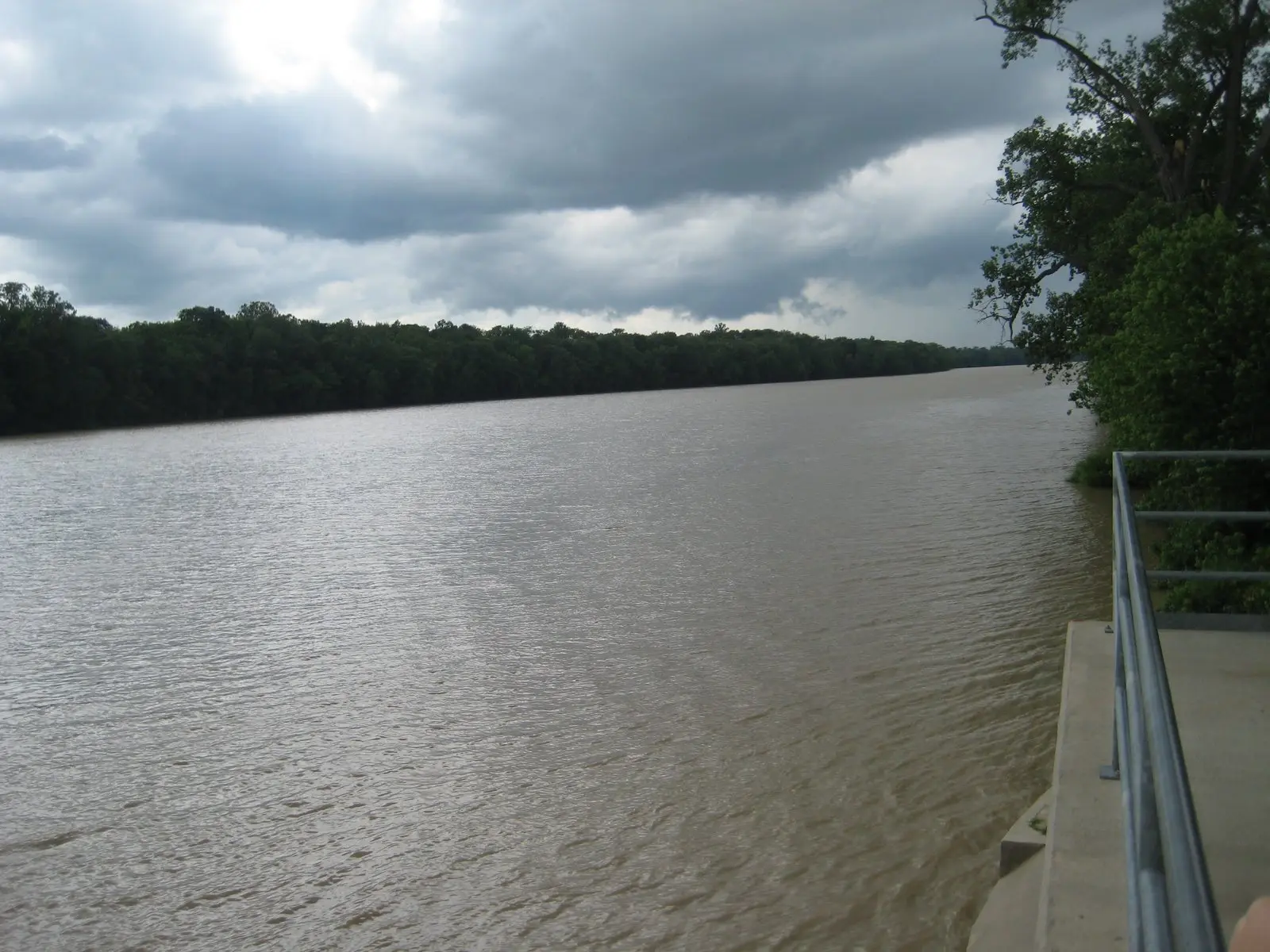 View of the Maumee River from Independence Dam State Park