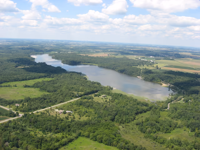 Kiser Lake from the south