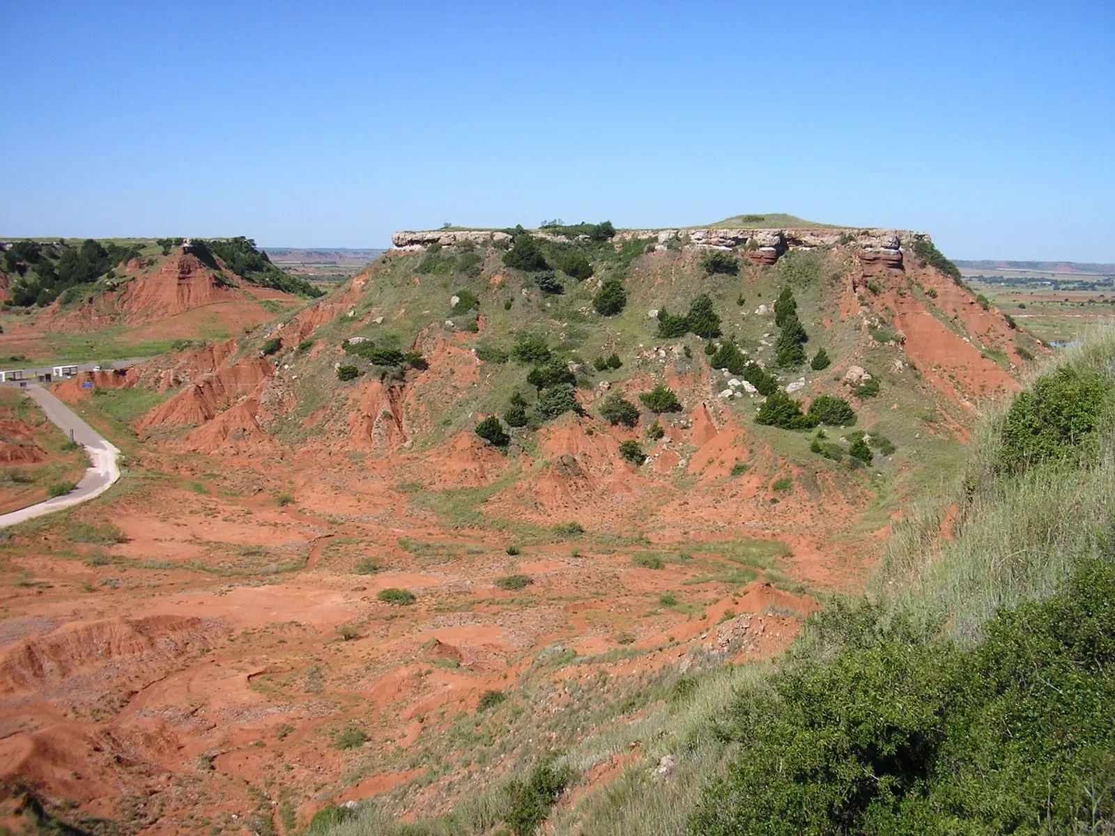 Gloss (Glass) Mountains in Oklahoma