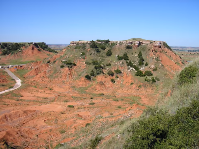 Gloss (Glass) Mountains in Oklahoma