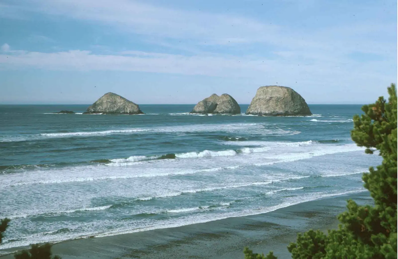 Pacific Coast Scenic Byway - Oregon - Oceanside Beach State Recreation Point - NARA -