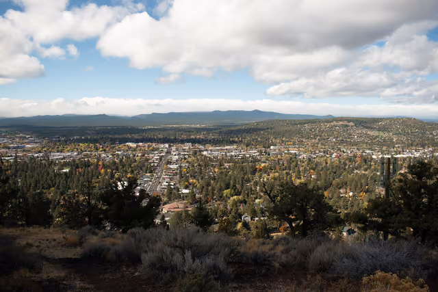 View of Bend, Oregon from Pilot Butte