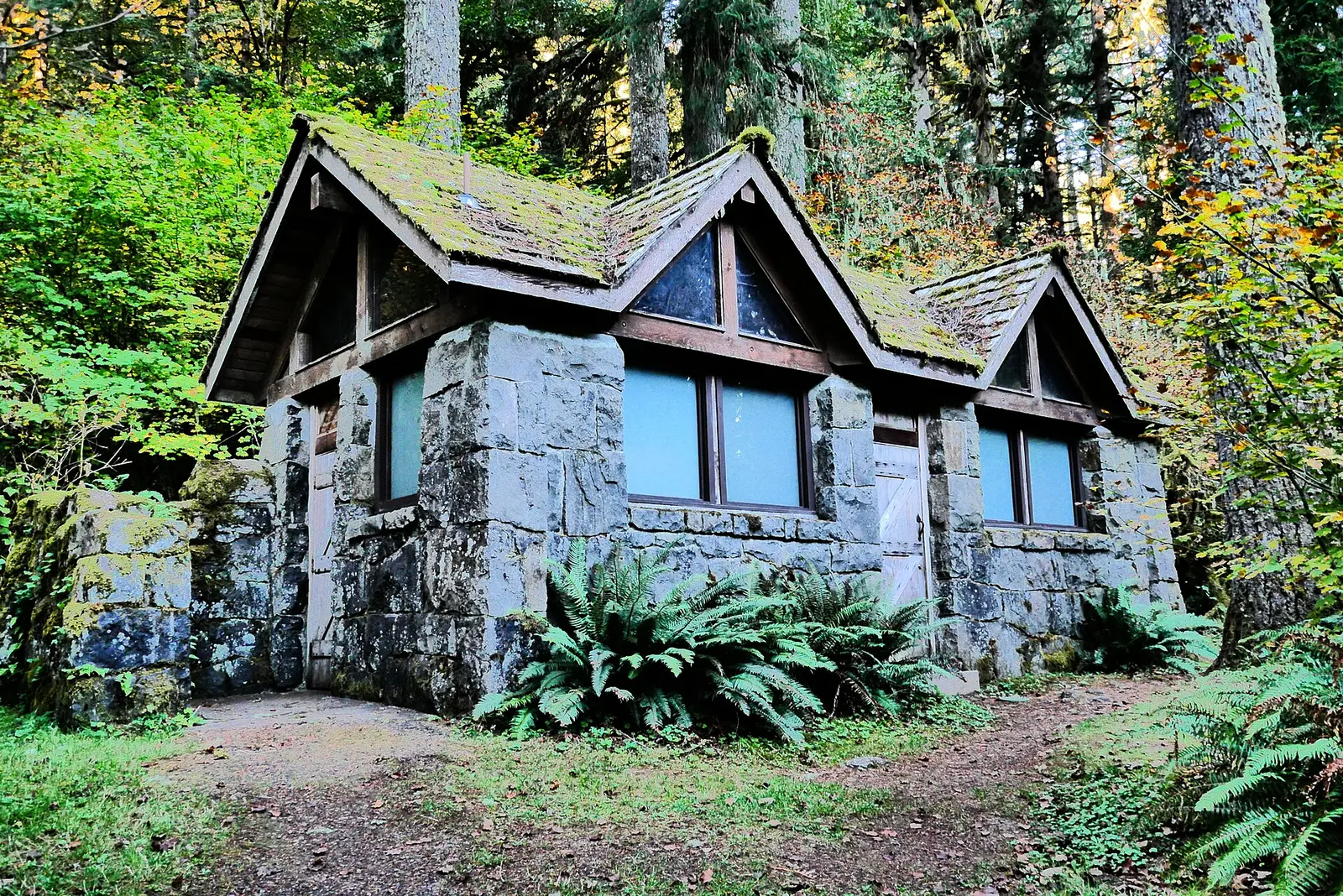 Restrooms built by the CCC in Silver Falls State Park
