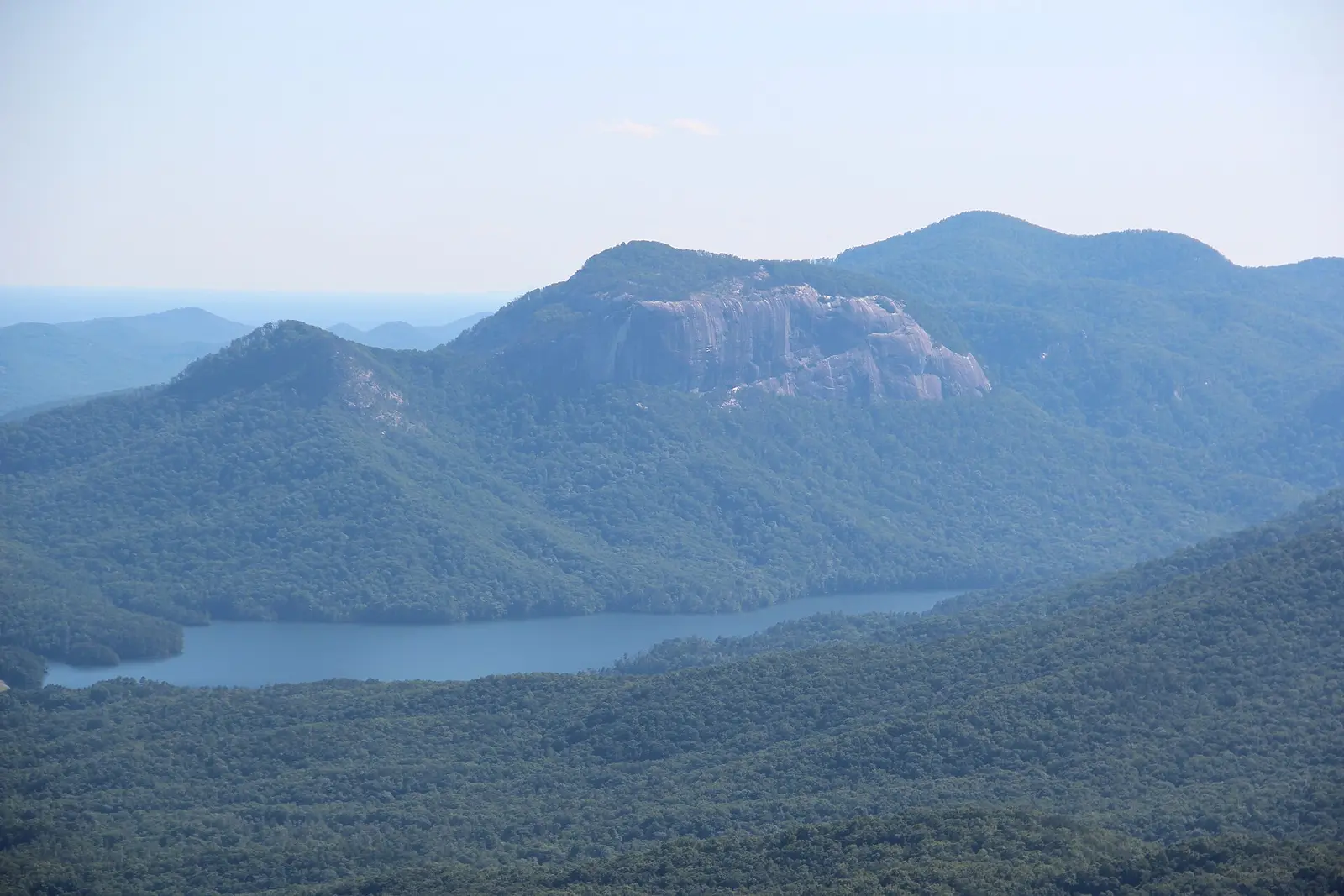 Pinnacle Mountain, Table Rock and Stool Mountain from Caesars Head