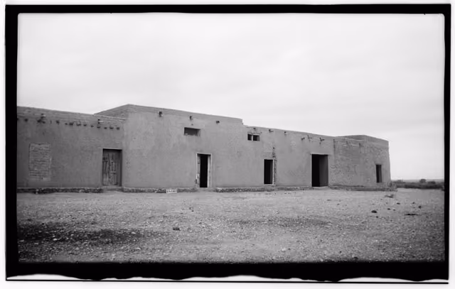 Historic American Buildings Survey, Marvin Eickenroht, Photographer May 24, WEST ELEVATION (SIDE). - Fort Leaton, Southeast of Presidio…
