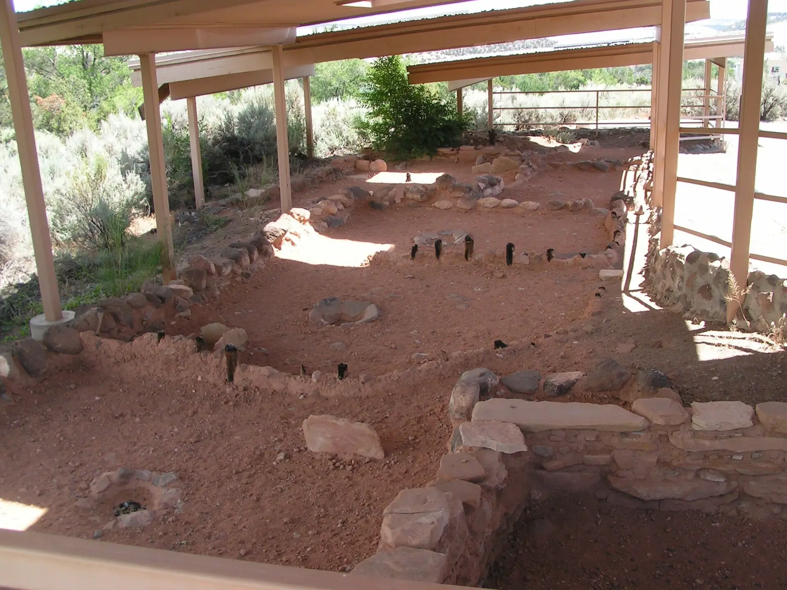Ruins discovered at the Anasazi Indian State Park in Utah
