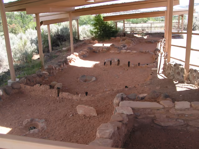 Ruins discovered at the Anasazi Indian State Park in Utah