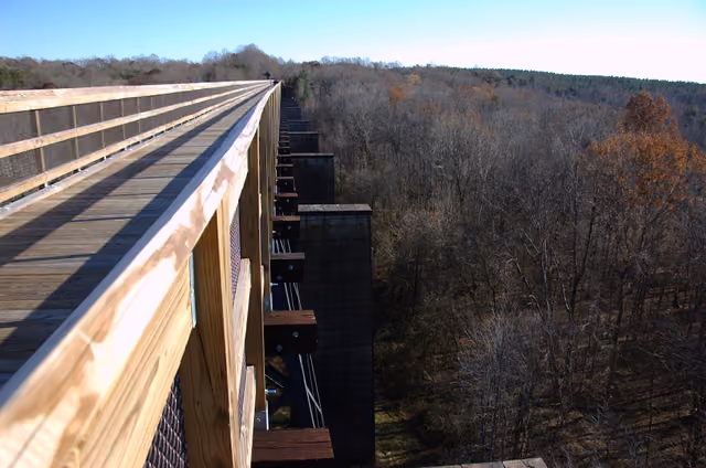 High Bridge at High Bridge Trail State Park, near Farmville, VA