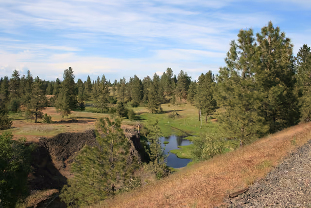Photo of the Columbia Plateau Trail — a rail trail in a Washington State Park in Spokane County