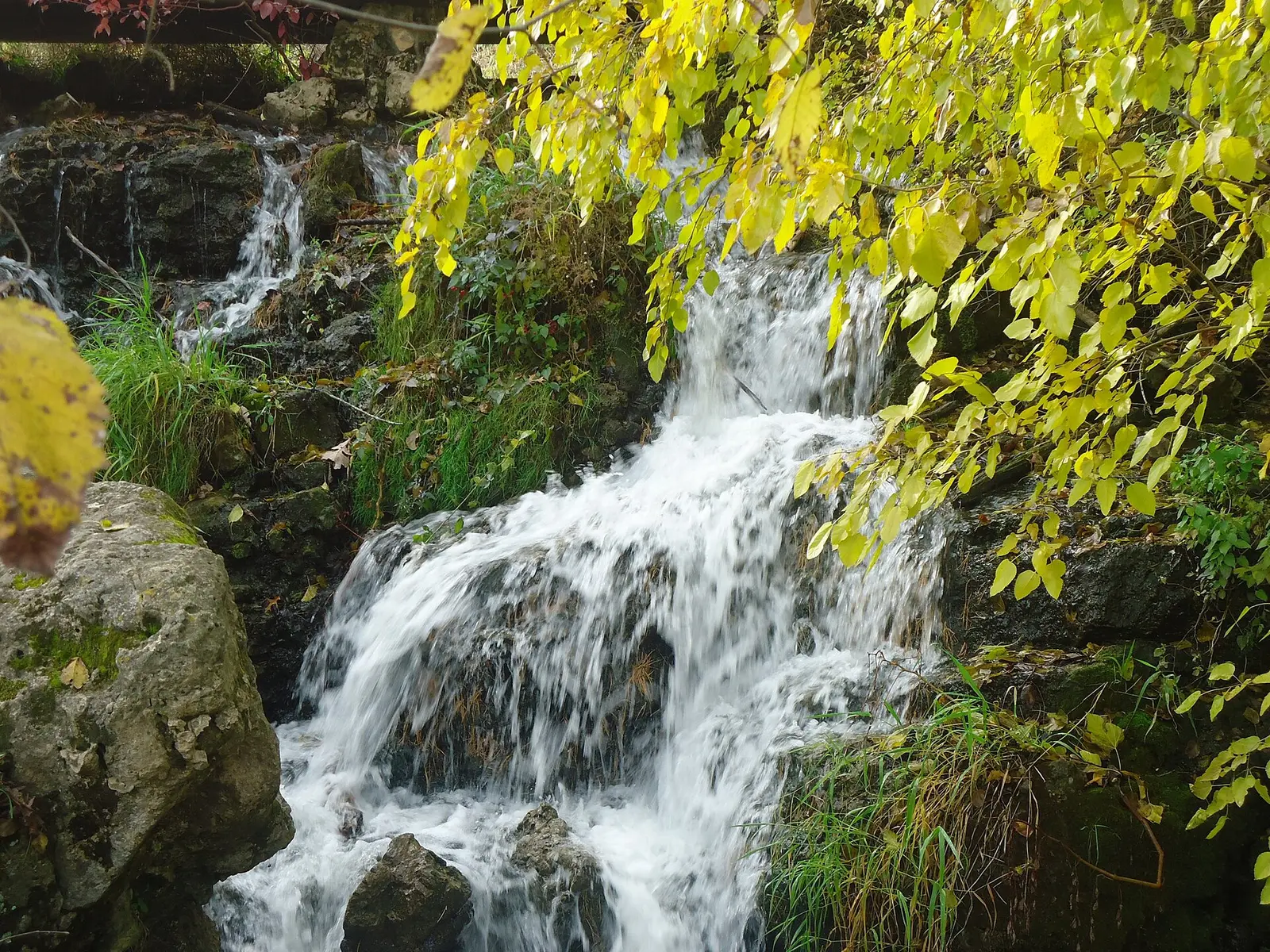 Cox Valley Dam falls at Governor Dodge State Park in Wisconsin