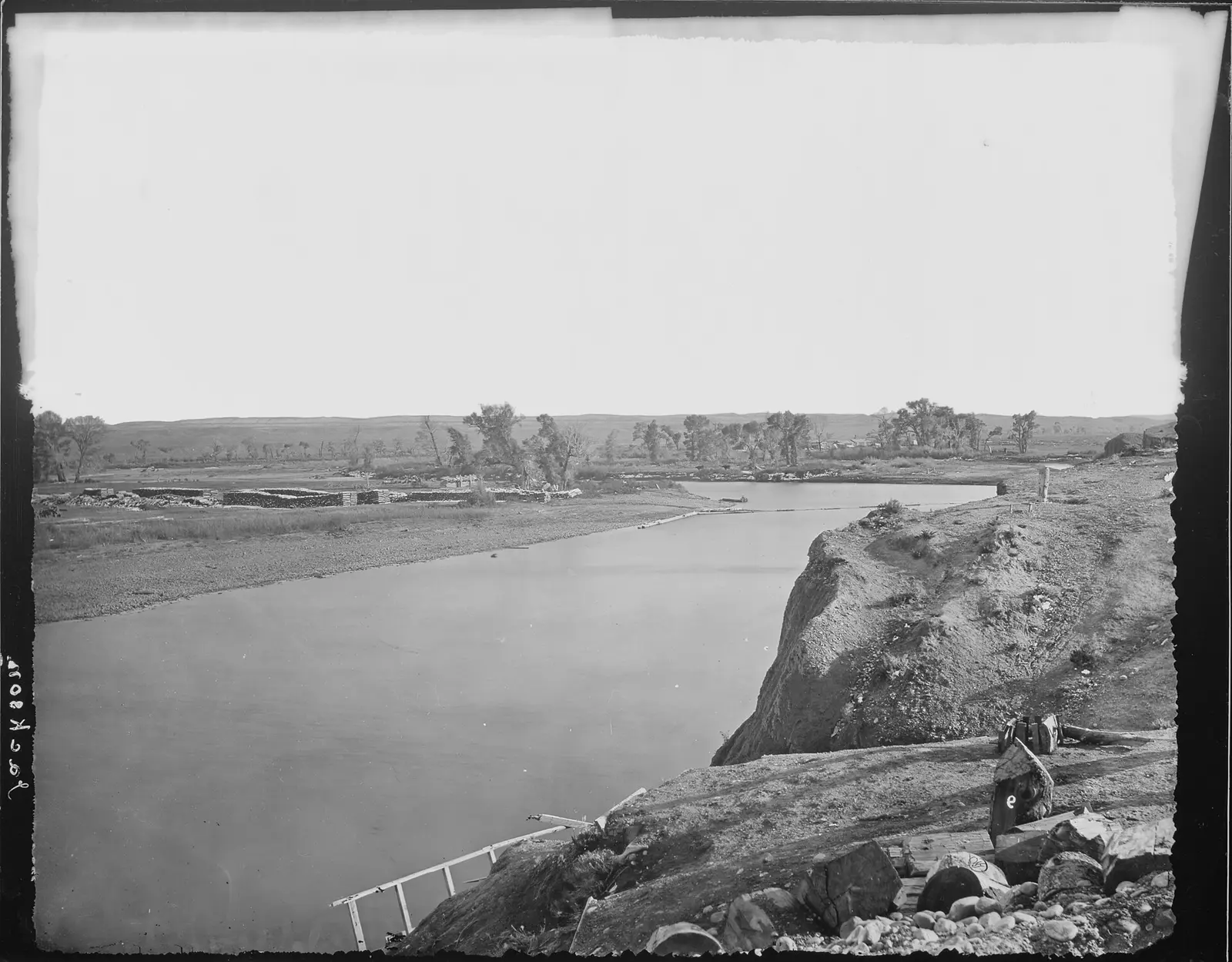 North Platte River, at Fort Steele. Carbon County, Wyoming - NARA -
