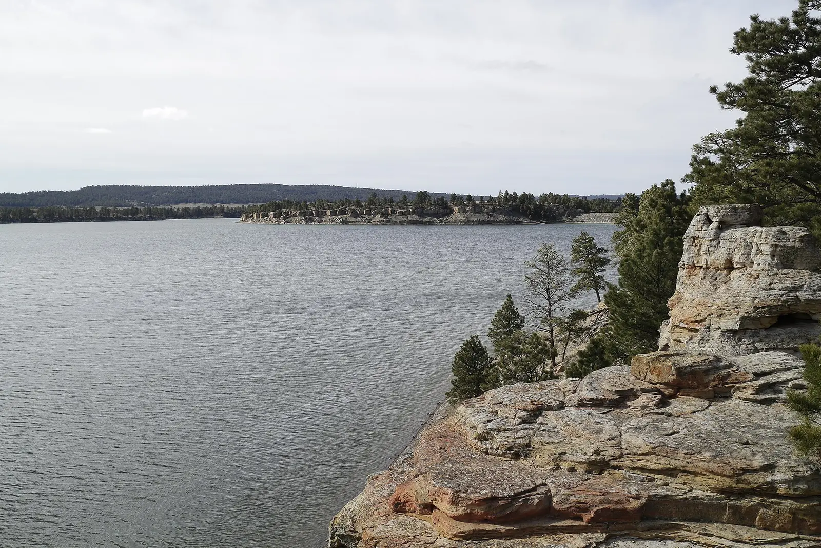 Keyhole State Park in Crook County, Wyoming seen from Cottonwood Area